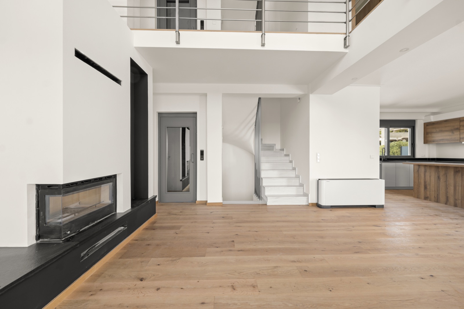 Open living area inside the Vari residence