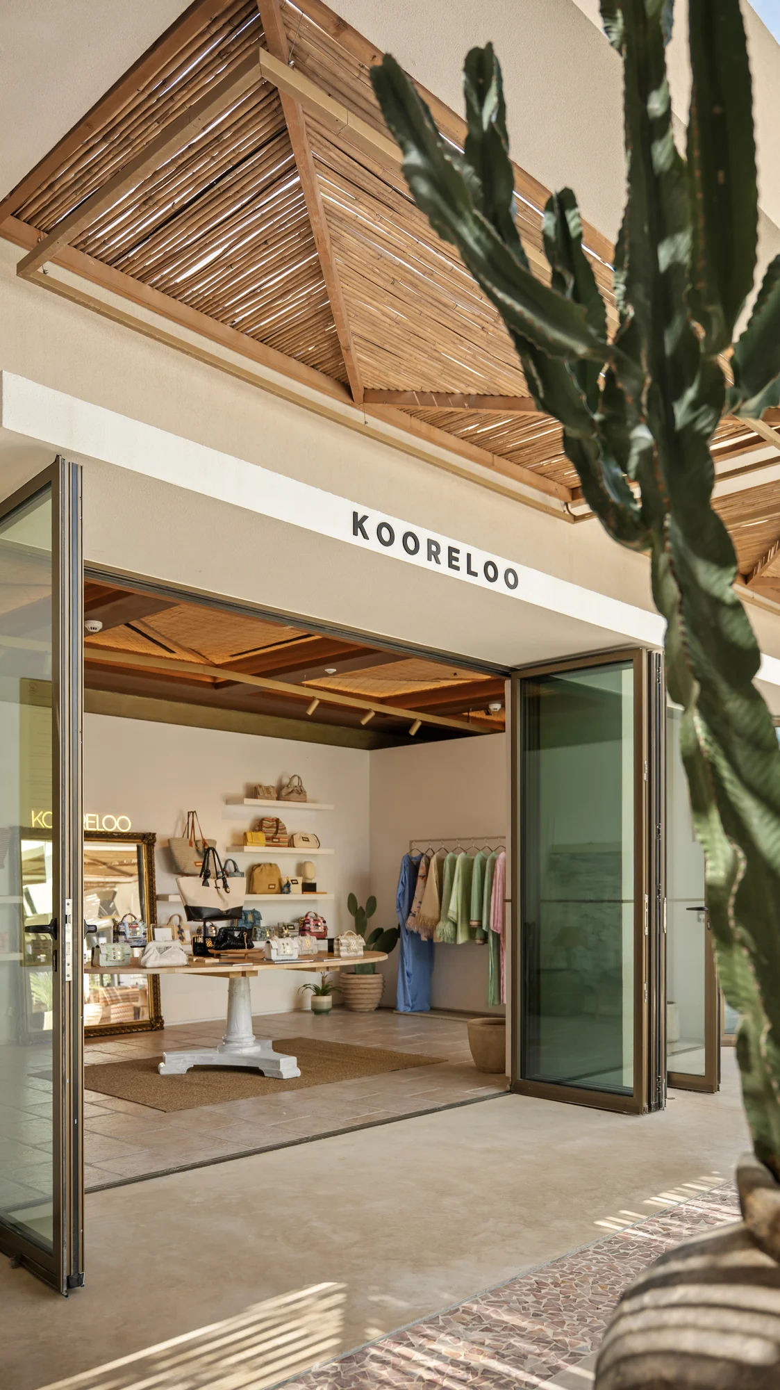 One&Only Aesthesis, the Kooreloo boutique through the greenery