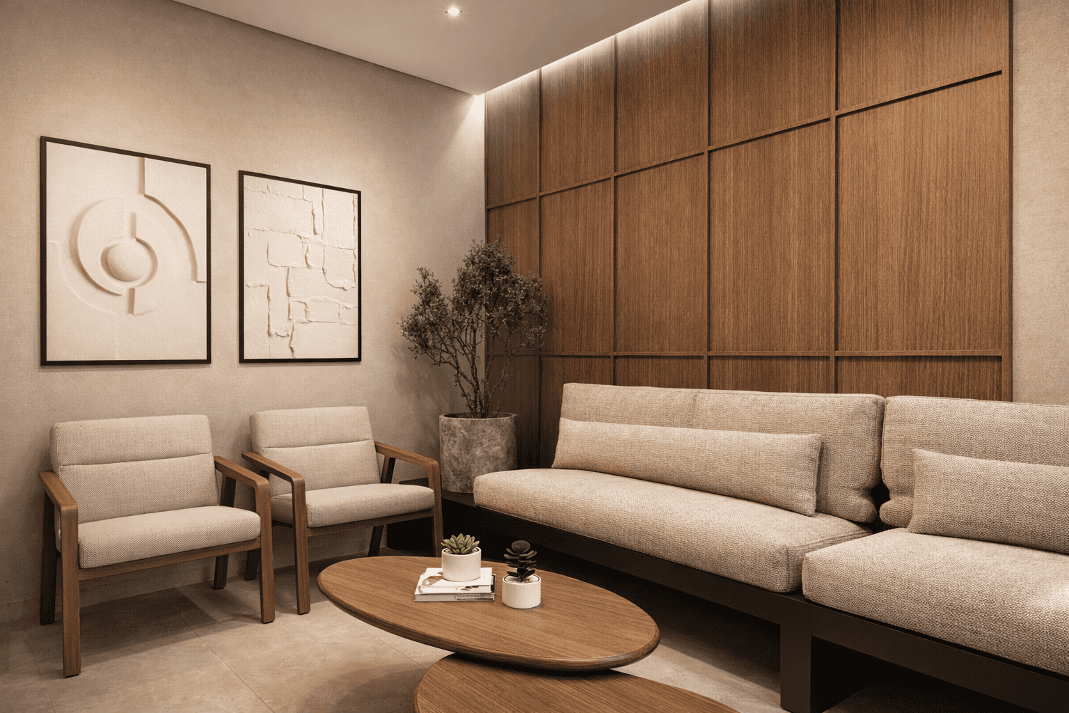 Punctum Interiors, executive office render