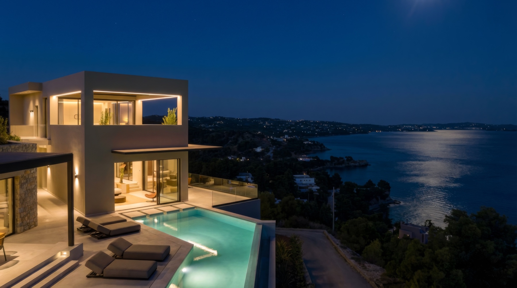 Villa Apollon, Porto Heli — hero exterior